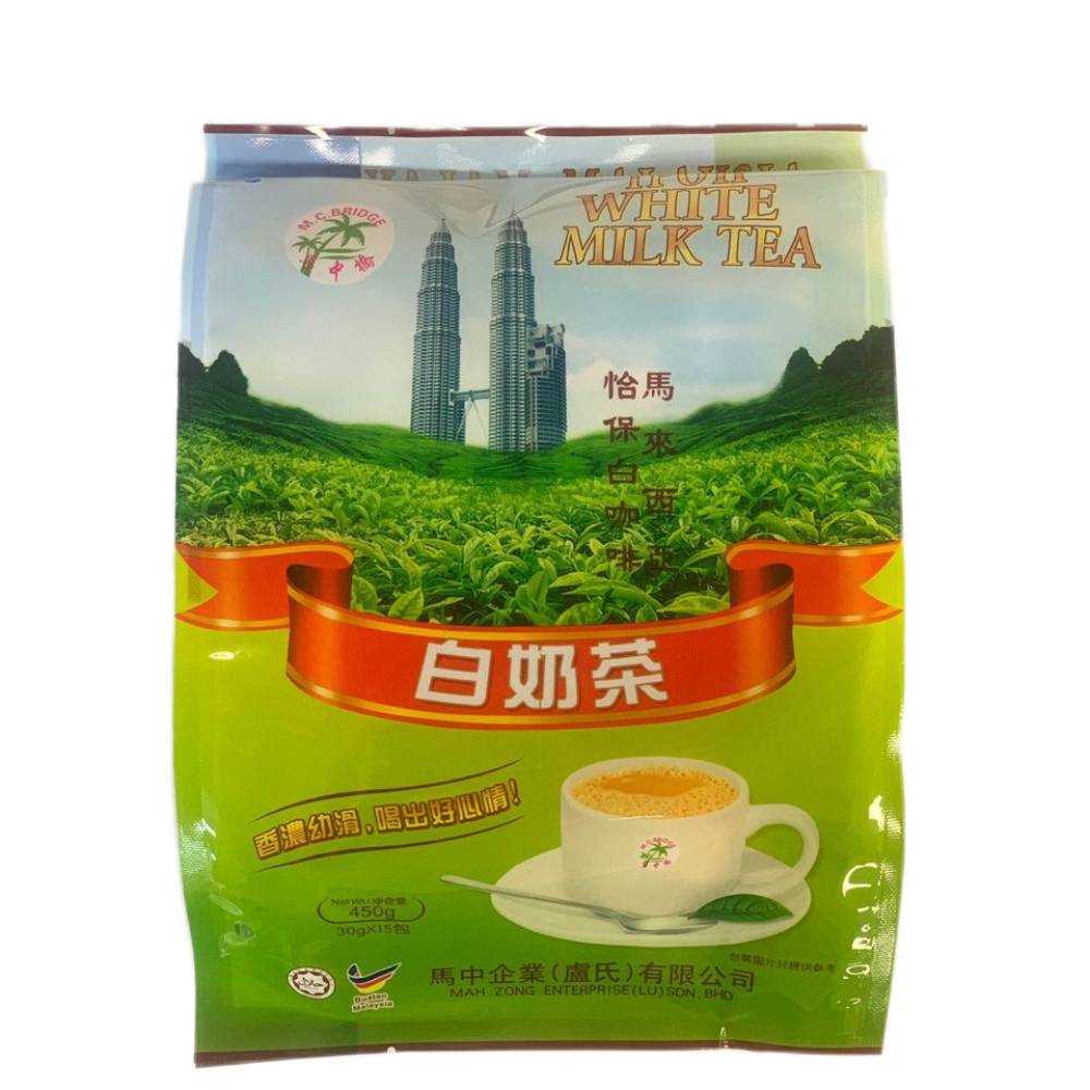 白奶茶丨即沖奶茶丨馬中橋丨15包丨馬來西亞