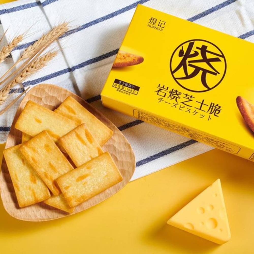 岩燒芝士脆丨薄脆系列丨煌記丨160G